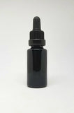 Miron Violet Glass 50ml, 30ml, 15ml, 5ml Airless Lotion Pump Cosmetic Glass Bottles Canada ( With Lotion Pump Cap & Mister Spray Cap)