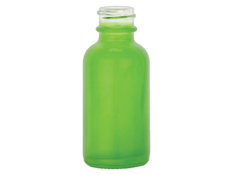 green glass essential oil dropper bottle with cap