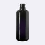 Miron Violet Glass 50ml, 30ml, 15ml, 5ml Airless Lotion Pump Cosmetic Glass Bottles Canada ( With Lotion Pump Cap & Mister Spray Cap)