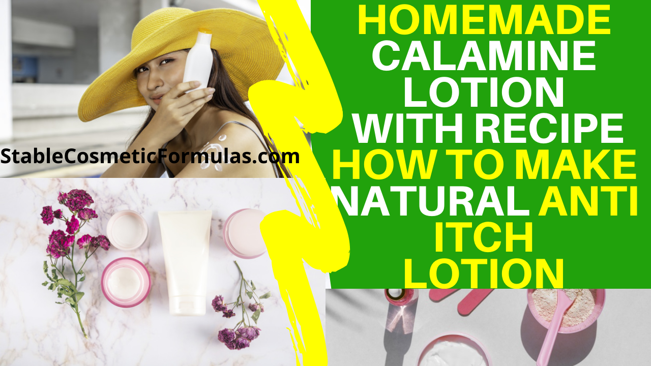 DIY Calamine Lotion Recipe With Instructional Video Easy To Follow Text